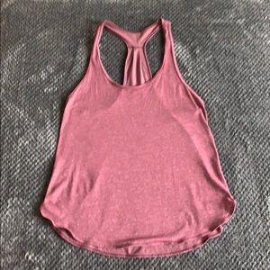 Maroon lululemon workout tank